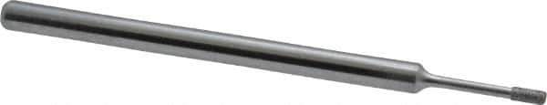 Strauss - 1/8" Head Thickness Diamond (Abrasive) Grinding Pin - 1/8" Shank Diam x 2" Shank Length, (170 Mesh Grit) - Eagle Tool & Supply