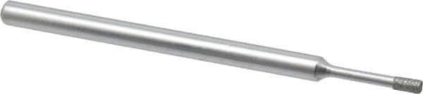 Strauss - 1/8" Head Thickness Diamond (Abrasive) Grinding Pin - 1/8" Shank Diam x 2" Shank Length, (170 Mesh Grit) - Eagle Tool & Supply