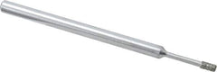 Strauss - 1/8" Head Thickness Diamond (Abrasive) Grinding Pin - 1/8" Shank Diam x 2" Shank Length, Medium Grade, 80 Grit - Eagle Tool & Supply