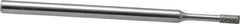 Strauss - 0.157" Head Thickness Diamond (Abrasive) Grinding Pin - 1/8" Shank Diam x 2" Shank Length, Fine Grade, 120 Grit - Eagle Tool & Supply