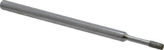 Strauss - 0.157" Head Thickness Diamond (Abrasive) Grinding Pin - 1/8" Shank Diam x 2" Shank Length, (170 Mesh Grit) - Eagle Tool & Supply