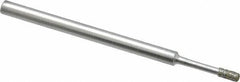 Strauss - 0.157" Head Thickness Diamond (Abrasive) Grinding Pin - 1/8" Shank Diam x 2" Shank Length, Medium Grade, 80 Grit - Eagle Tool & Supply