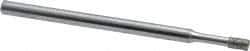 Strauss - 0.157" Head Thickness Diamond (Abrasive) Grinding Pin - 1/8" Shank Diam x 2" Shank Length, Medium Grade, 80 Grit - Eagle Tool & Supply