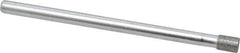 Strauss - 0.14" Head Diam x 0.197" Head Thickness Diamond (Abrasive) Grinding Pin - 1/8" Shank Diam x 2" Shank Length, (170 Mesh Grit) - Eagle Tool & Supply
