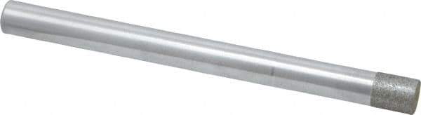 Strauss - 1/4" Head Diam x 0.276" Head Thickness Diamond (Abrasive) Grinding Pin - 1/4" Shank Diam x 3" Shank Length, (170 Mesh Grit) - Eagle Tool & Supply