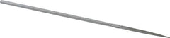 Strauss - 5-1/2" OAL Fine Point Needle Diamond File - 5/32" Wide x 1/16" Thick, 1-5/8 LOC, 91 Grit - Eagle Tool & Supply