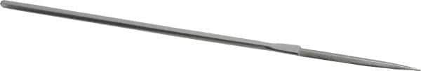 Strauss - 5-1/2" OAL Fine Barrette Needle Diamond File - 5/32" Wide x 1/16" Thick, 1-5/8 LOC, 91 Grit - Eagle Tool & Supply