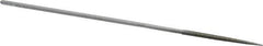 Strauss - 5-1/2" OAL Medium Square Needle Diamond File - 5/64" Wide x 5/64" Thick, 1-5/8 LOC, 126 Grit - Eagle Tool & Supply