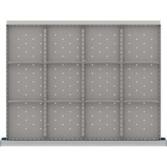 LISTA - 12-Compartment Drawer Divider Layout for 3.15" High Drawers - Eagle Tool & Supply