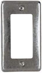 Cooper Crouse-Hinds - Electrical Outlet Box Steel Utility Box Cover - Eagle Tool & Supply