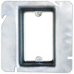 Cooper Crouse-Hinds - Electrical Outlet Box Steel Square Cover - Eagle Tool & Supply