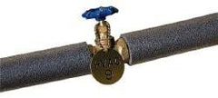 NMC - 1-1/2" High x 1-1/2" Long, English Safety & Facility Valve Tag - 1 Side, Brass - Eagle Tool & Supply