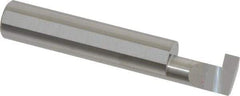 Accupro - 0.188" Groove Width, 1/2" Min Hole Diam, 3/4" Max Hole Depth, Retaining Ring Grooving Tool - 0.16" Projection, 2-1/4" Shank Length, 3" OAL, Solid Carbide, Bright Finish - Exact Industrial Supply