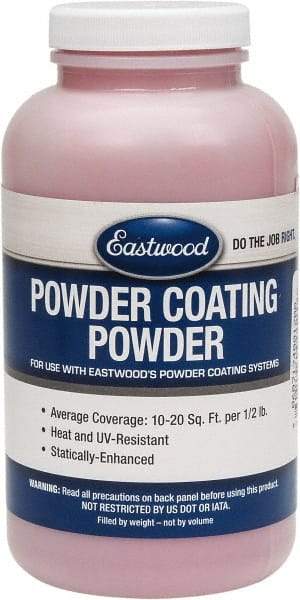 Made in USA - 8 oz Bright Red Paint Powder Coating - Polyurethane, 10 Sq Ft Coverage - Eagle Tool & Supply