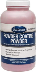 Made in USA - 8 oz Bright Red Paint Powder Coating - Polyurethane, 10 Sq Ft Coverage - Eagle Tool & Supply
