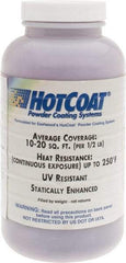 Made in USA - 8 oz Dark Purple Paint Powder Coating - Polyurethane, 10 Sq Ft Coverage - Eagle Tool & Supply