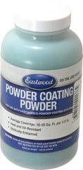Made in USA - 8 oz Dark Green Paint Powder Coating - Polyurethane, 10 Sq Ft Coverage - Eagle Tool & Supply