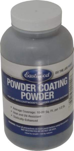 Made in USA - 8 oz Black Wrinkle Paint Powder Coating - Polyurethane, 10 Sq Ft Coverage - Eagle Tool & Supply