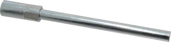 Value Collection - 6" Long x 3/8" Rod Diam, Tube Brush Extension Rod - 1/2-12 Female Thread - Eagle Tool & Supply