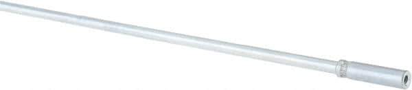 Value Collection - 36" Long x 1/4" Rod Diam, Tube Brush Extension Rod - 3/16-24 Female Thread - Eagle Tool & Supply