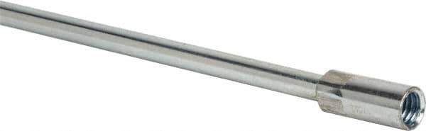 Value Collection - 36" Long x 3/8" Rod Diam, Tube Brush Extension Rod - 1/2-12 Female Thread - Eagle Tool & Supply