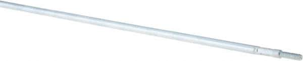 Value Collection - 48" Long x 1/4" Rod Diam, Tube Brush Extension Rod - 3/16-24 Male Thread - Eagle Tool & Supply
