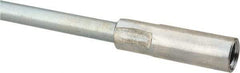 Value Collection - 48" Long x 1/4" Rod Diam, Tube Brush Extension Rod - 5/16-18 Female Thread - Eagle Tool & Supply