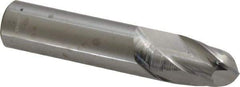 Atrax - 1/2" Diam, 5/8" LOC, 2 Flute Solid Carbide Ball End Mill - Uncoated, Single End, 2-1/2" OAL, 1/2" Shank Diam - Eagle Tool & Supply