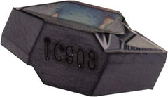 Iscar - TIPI5.4 Grade IC908, Internal Partial Profile 60° Threading Insert - 3.91mm & 8 TPI Int Pitch, TiAlN Finish, Carbide - Eagle Tool & Supply