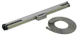 Mitutoyo - 56" Max Measuring Range, 1 µm Resolution, 63" Scale Length, Electromagnetic DRO Linear Scale - 7 µm Accuracy, IP67, 5,000' Cable Length, 0 to 45°C, Series AT715 - Eagle Tool & Supply