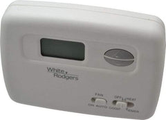 White-Rodgers - 45 to 99°F, 2 Heat, 1 Cool, Economy Digital Heat Pump Thermostat (Hardwired with Battery Back-Up) - 20 to 30 Volts, Electronic Switching Switch - Eagle Tool & Supply