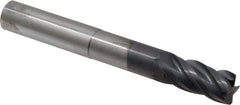 SGS - 3/4", 4 Flute, Single End, Solid Carbide, 0.04" Corner Radius End Mill - 6" OAL, Right Hand Flute, 1-1/2" LOC, Right Hand Cut, 3-1/2" Extended Reach - Eagle Tool & Supply