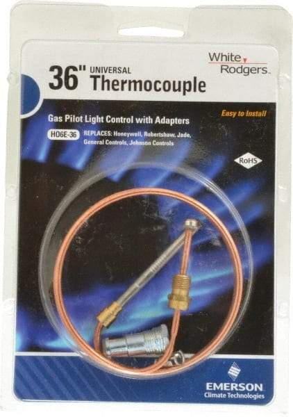 White-Rodgers - 36" Lead Length Universal Replacement HVAC Thermocouple - Universal Connection - Eagle Tool & Supply