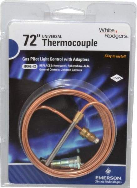 White-Rodgers - 72" Lead Length Universal Replacement HVAC Thermocouple - Universal Connection - Eagle Tool & Supply