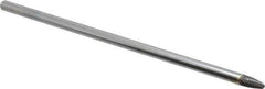 SGS Pro - 1/4" Cut Diam, 1/4" Shank Diam, Tree with Radius Head Single Cut Burr - Carbide, Radius End, 1/2" LOC - Eagle Tool & Supply