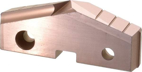 Allied Machine and Engineering - 2-7/8" Diam x 7/16" Thick, Seat Code 5, 144° Included Angle Spade Drill Insert - AM200 Coated, Cobalt, Grade Super Cobalt, Series GEN2 T-A - Eagle Tool & Supply