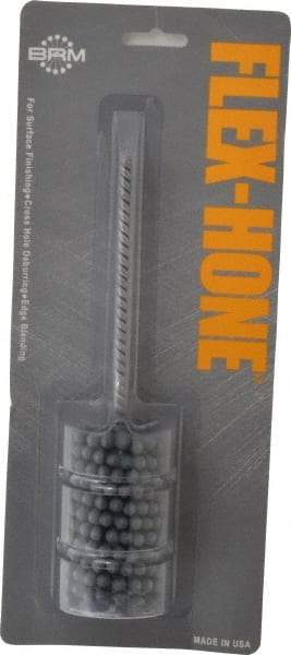 Brush Research Mfg. - 1-5/8" Bore Diam, 240 Grit, Silicon Carbide Flexible Hone - Extra Fine, 8" OAL - Eagle Tool & Supply