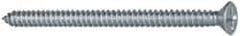 Value Collection - #8 Flat Head Phillips Sheet Metal Screw - Steel, 2-1/2" OAL, Grade 2 - Eagle Tool & Supply