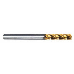RobbJack - 5/8", 1-1/4" LOC, 5/8" Shank Diam, 3-1/2" OAL, 4 Flute, Solid Carbide Square End Mill - Eagle Tool & Supply