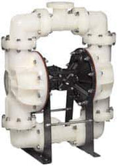 SandPIPER - 3" NPT, Nonmetallic, Air Operated Diaphragm Pump - Santoprene Diaphragm, Polypropylene Housing - Eagle Tool & Supply