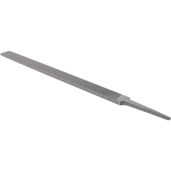 Nicholson - 10" Standard Precision Swiss Pattern Regular Pillar File - Double Cut, With Tang - Eagle Tool & Supply