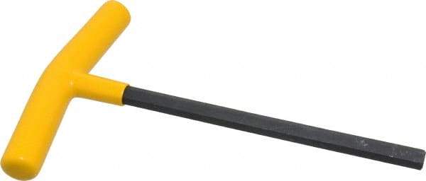 Bondhus - 3/8" Hex, T-Handle Cushion Grip, Hex Key - 8-5/16" OAL, Protanium High Torque Steel, Inch System of Measurement - Eagle Tool & Supply
