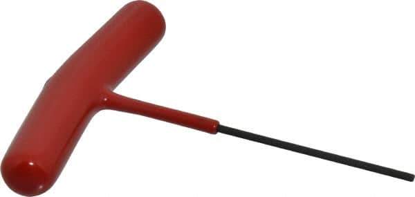 Bondhus - 2mm Hex, T-Handle Cushion Grip, Hex Key - 4" OAL, Protanium High Torque Steel, Metric System of Measurement - Eagle Tool & Supply