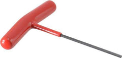 Bondhus - 2.5mm Hex, T-Handle Cushion Grip, Hex Key - 4-5/16" OAL, Protanium High Torque Steel, Metric System of Measurement - Eagle Tool & Supply