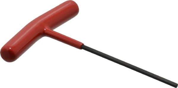 Bondhus - 3mm Hex, T-Handle Cushion Grip, Hex Key - 4-45/64" OAL, Protanium High Torque Steel, Metric System of Measurement - Eagle Tool & Supply
