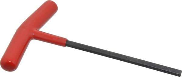 Bondhus - 6mm Hex, T-Handle Cushion Grip, Hex Key - 7-7/64" OAL, Protanium High Torque Steel, Metric System of Measurement - Eagle Tool & Supply