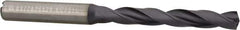 Kennametal - Letter F 140° Solid Carbide Jobber Drill - TiAlN Finish, Right Hand Cut, Spiral Flute, Straight Shank, 3.5827" OAL, Standard Point - Eagle Tool & Supply