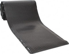 Wearwell - 30' Long x 3' Wide, Dry Environment, Anti-Fatigue Matting - Black, Vinyl with Nitrile Blend Base, Beveled on 4 Sides - Eagle Tool & Supply