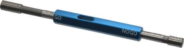 Made in USA - 10-32 Thread, High Speed Tool Steel, Class 2B, Plug Thread Insert Go/No Go Gage - Double Ended with Handle - Eagle Tool & Supply