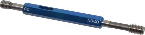 Made in USA - 1/4-20 Thread, High Speed Tool Steel, Class 3B, Plug Thread Insert Go/No Go Gage - Double Ended with Handle, Handle Size 1 - Eagle Tool & Supply